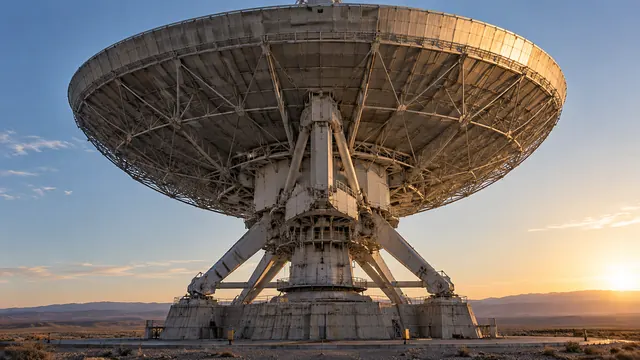 The antenna in daylight