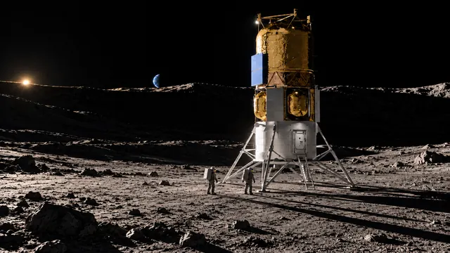 Blue Moon Mark 2 at the south pole
